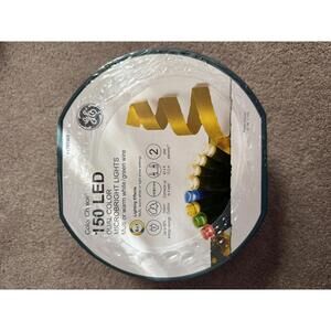Brand New GE Dual Color Microbright Christmas Lights - White or Multicolor